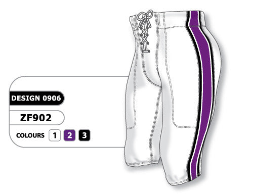 Athletic Knit Custom Sublimated Football Pant Design 0906 (ZF902-0906)